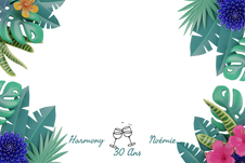 Cadre photobooth personnalisé