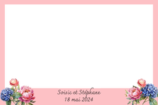 Cadre photobooth personnalisé