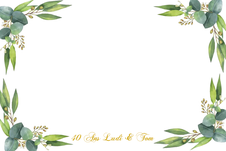 Cadre photobooth personnalisé